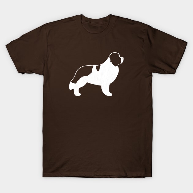 Saint Bernard - Chalkboard Style T-Shirt by Coffee Squirrel